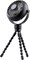 IRIS USA WOOZOO 3.5" Cordless Portable Personal Fan with Flexible Tripod Stand, 10-Hour Runtime, 360° Tilt, 3 Speeds, LED Light, Black